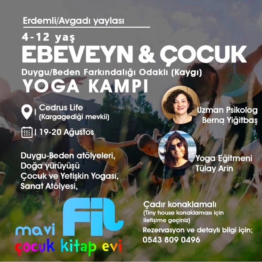 Ebeveyn ve Çocuk Yoga Kampı afişi