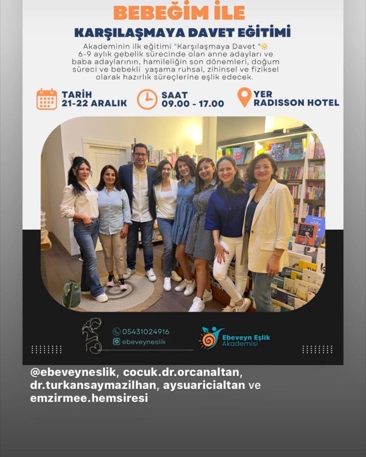 Bebeğimle Karşılaşmaya Davet eğitimi afişi